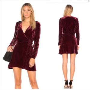 Privacy Please Astro Dress in Burgundy